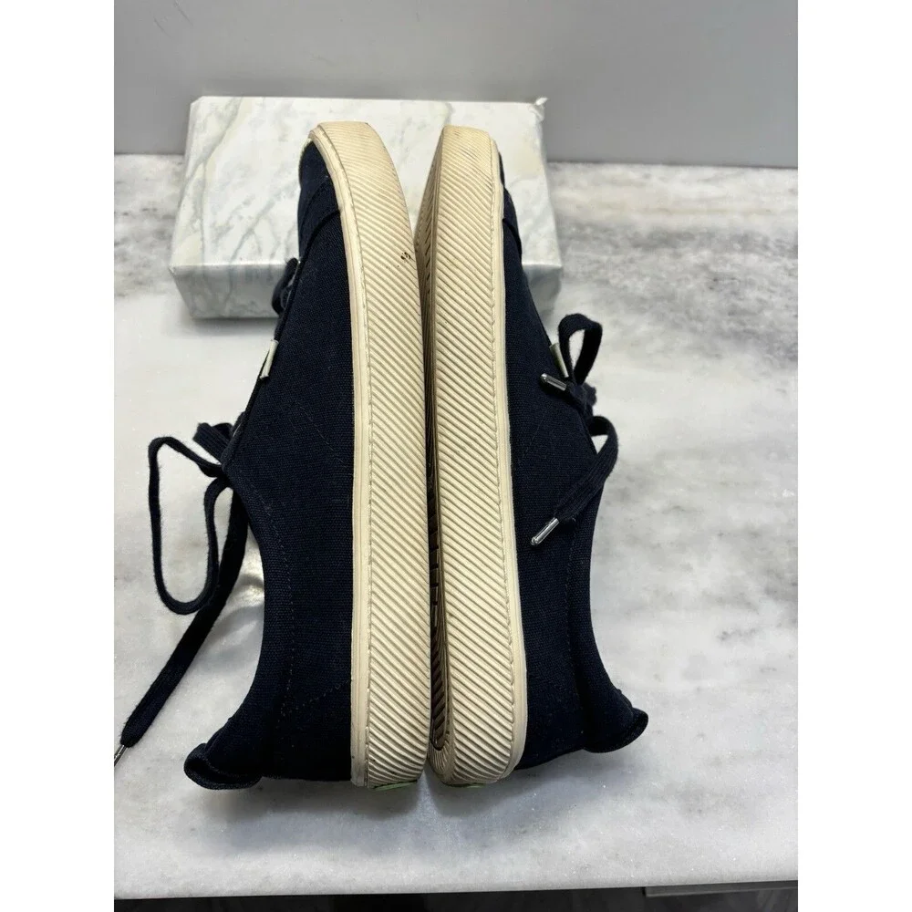 Cariuma Rio Brazil Low Navy Canvas Sneakers Shoe Mens 12 Women’s 13.5 Blue - Picture 7 of 12